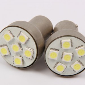 bil blinkljus 6smd 5050 blinkljus s25 1156 p21w