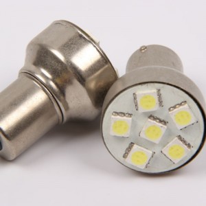 bil blinkljus 6smd 5050 blinkljus s25 1156 p21w