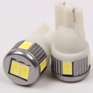 T10 kil W5W 168 194 6SMD 10SMD 5730 autolampor ersättningslampor