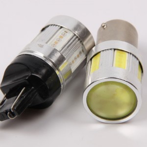 7,5w cob bil led bromsbelysning T20 7443