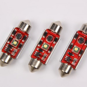 CREE 3W 36mm 12v feston leda glödlampor ledde läslampa bagagerumsljus