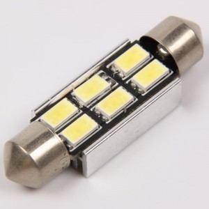 canbus felfri 5630 6smd 36mm 39mm 42mm c5w led festoon glödlampor