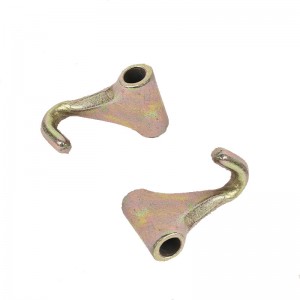 Smidd fingerkrok gulpläterad