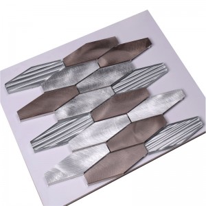 Blending Glass Sexangle Metro Tiles för Hall HLC04