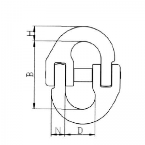 G80-anslutningslänk med fjäder