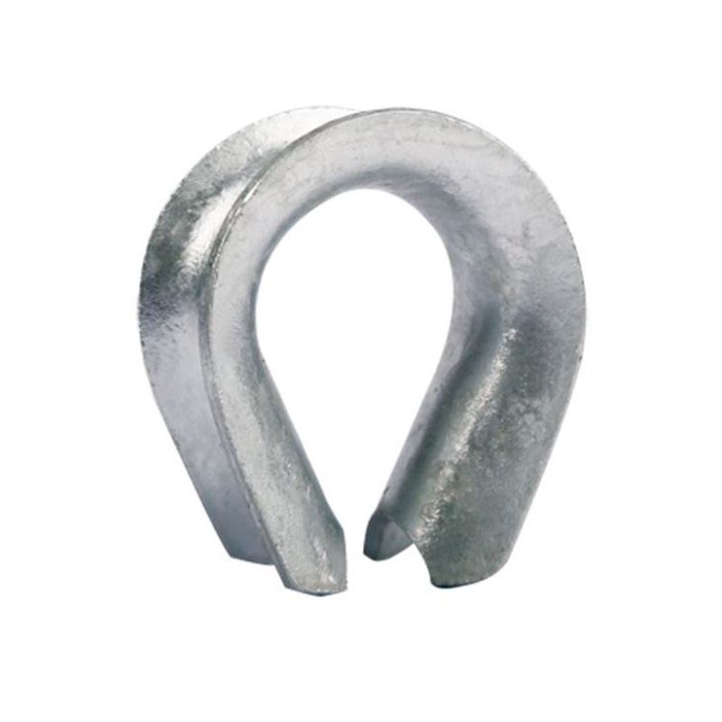 Galvaniserat stål K-3 fingerborg för fiberrep
