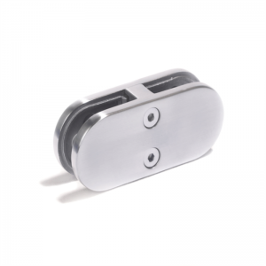 Rostfritt stål glasklämma i mellersta D-typ