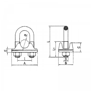 Italy Type Drop Forged Wire Rope Clip