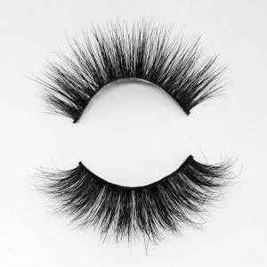3D Mink-ögonfransar