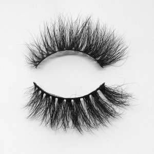 3D tjocka minkögonfransar