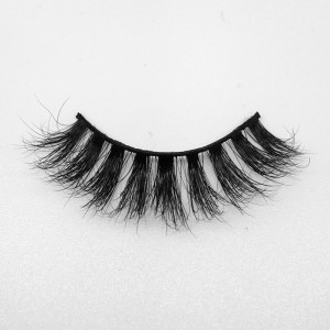 3D naturliga minkögonfransar