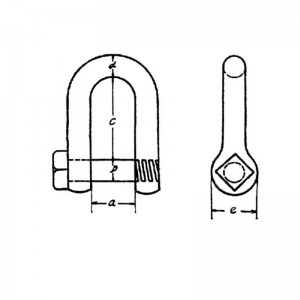 Trawling Chain Sjackel Självfärg
