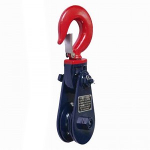 H418 Snatch Block med krokmålad ljus typ