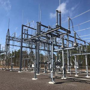 Substation stålkonstruktion