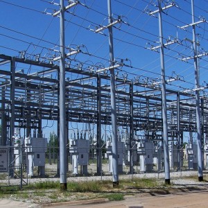 Substation stålkonstruktion