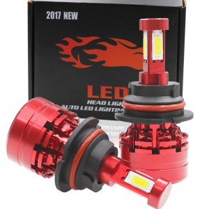 40W 6000LM superljust bil COB 9007 canbus led strålkastarlampor 9007 led strålkastare bil led dimljus