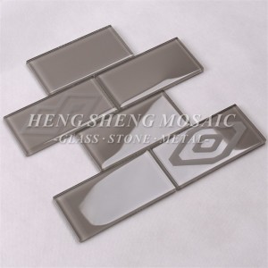 HSP42 Högkvalitativt mönster för tegel i tegelsten i mosaik för underlagsplattor för kök