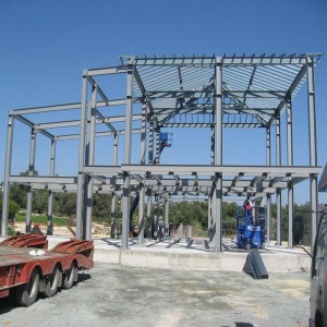 Hus för metallbyggnad