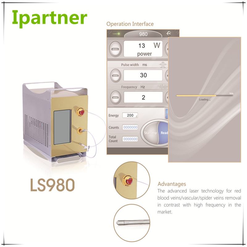 Ipartner LS980 Diodelaser lindrar rodnadssystem