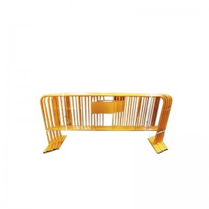 Barrikad för metallvägstrafikbarriär Crowd Control