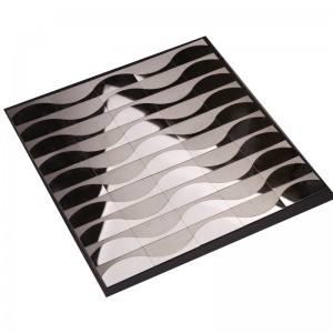 Moderna dimensioner Wave Design Tile för Hall HSW18044