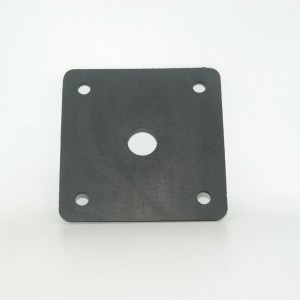 Gummidämpande gummidämpningsplatta av gummiisolerande gummi för maskiner