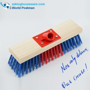 Akbrand Long Brush för träborste för utomhuspressning