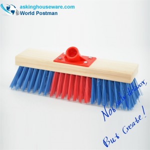 Akbrand Long Brush för träborste för utomhuspressning