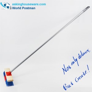 Akbrand Long Brush för träborste för utomhuspressning