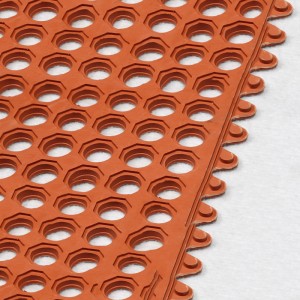 Samverkande SBR-gummi Dreneringsgummimatta för skidorter och lekplats