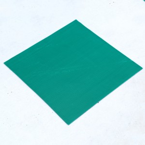 Syrabeständig antislip Rib Gummiarkrulle för garage