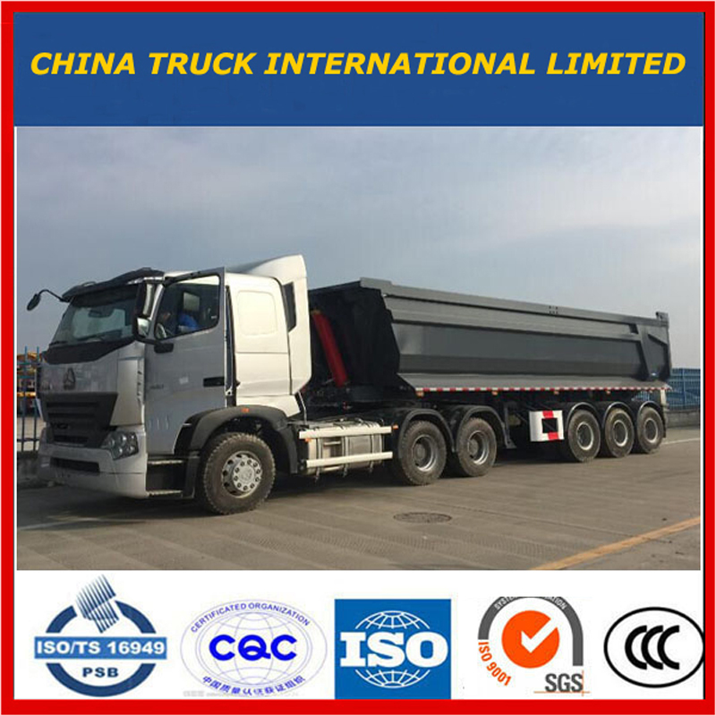 Cimc Tri Axles 25m3--37m3 Semi Trailer / Tippvagn Semi Trailer