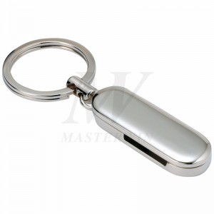 Metallnyckelhållare med euromyntlagring (för 1 euromynt) _B62729