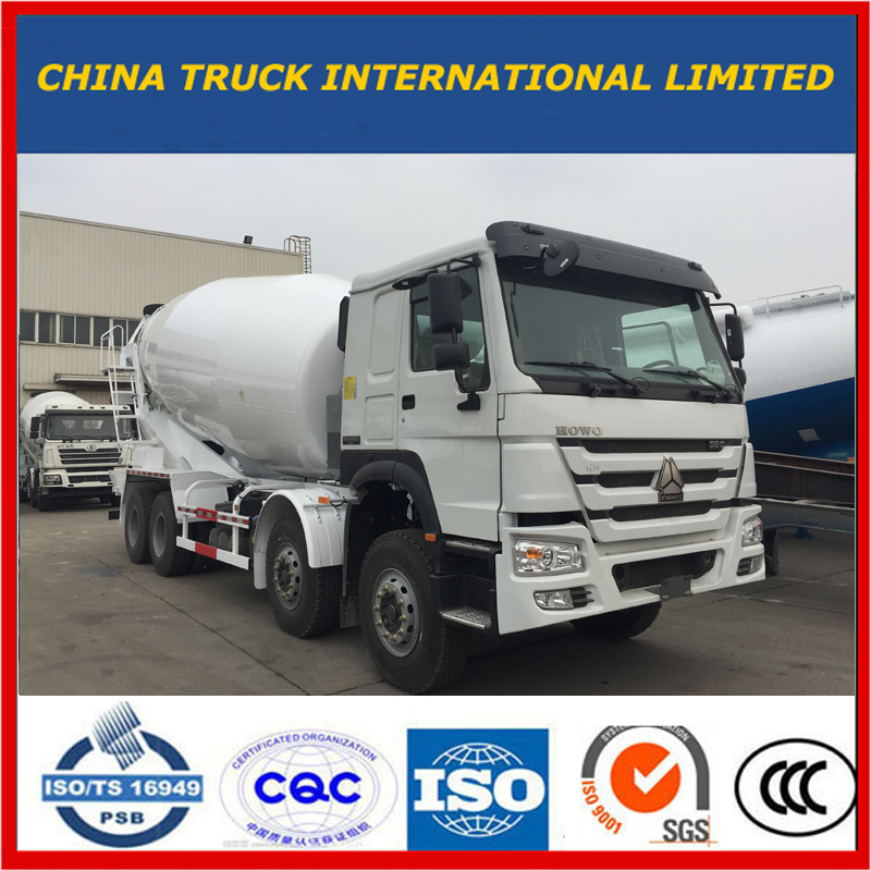 HOWO Truck 5-12m3 380hp Betongblandare Truck / Cement Mixer Truck
