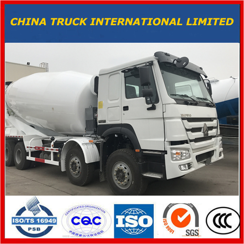 HOWO Truck 5-12m3 380hp Betongblandare Truck / Cement Mixer Truck