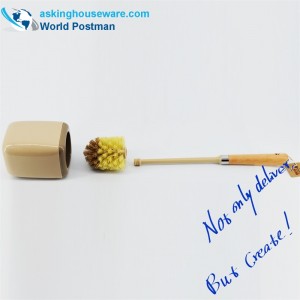 Akbrand toalettskålborste Strandhandtag med fyrkantig hållare