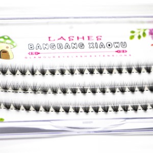 2D till 20 D Volymögonfransar klusterförlängningar