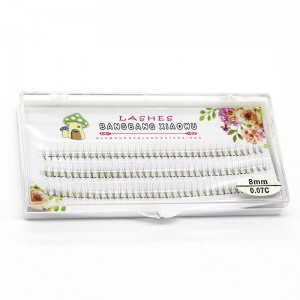 Direkt fabrik J / B / C / D / L Partihandel med enskilda ögonfransförlängningar