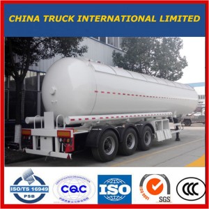Hotsales helt ny 50CBM gaslagringstank 120cbm LPG Tank Semi Trailer