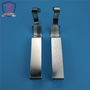 OEM metallstansning av platt fjäderstål kopparklämma