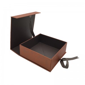 Anpassad lyxig fällbar presentask för presentförpackning