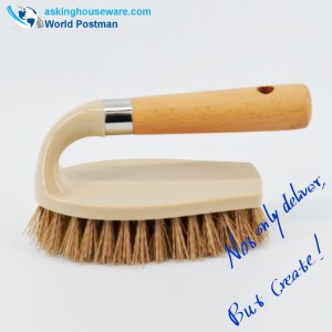 Akbrand Beach Handle Scrub-borste med stege-formad bräda