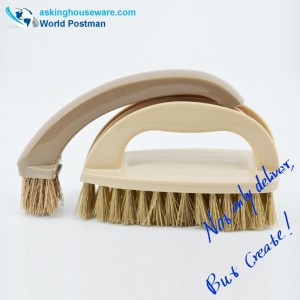 Akbrand avtagbart skurborste välvt handtag