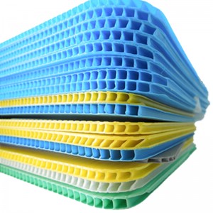 ihåligt ark av polypropen