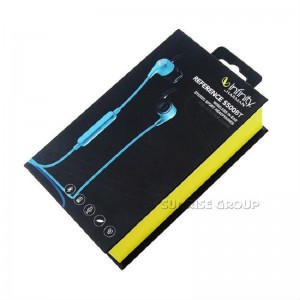 Anpassat papper handgjorda hörlurar förpackning Magnetisk stängning Headset Box