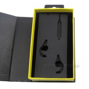 Anpassat papper handgjorda hörlurar förpackning Magnetisk stängning Headset Box