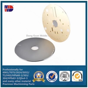 cnc-fabrik Anpassade CNC-bearbetade centrala maskiner aluminiumdelar med sandblast anodiserad