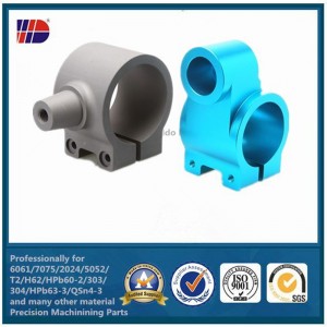 Specialanpassad maskinreservdelning Precision CNC-bearbetning av delar med aluminium