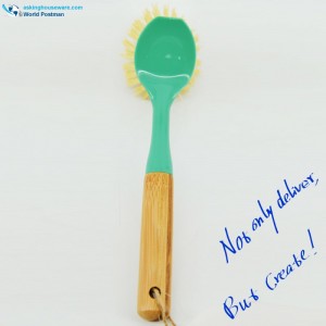 Akbrand Bamboo Handle Dish Cleaning Brush i Tiff. Färg