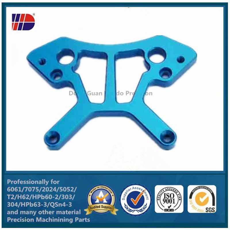 precisionsbearbetning av cnc-aluminiumdelar med anodiserad färg